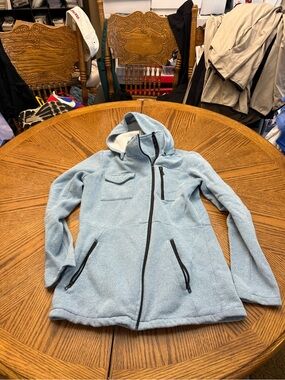 Hurley Light Blue Hooded Fleece Pullover